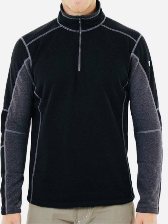 Kuhl Other - Kuhl Men's Black with Dark Gray Sleeve Performance Half-Zip